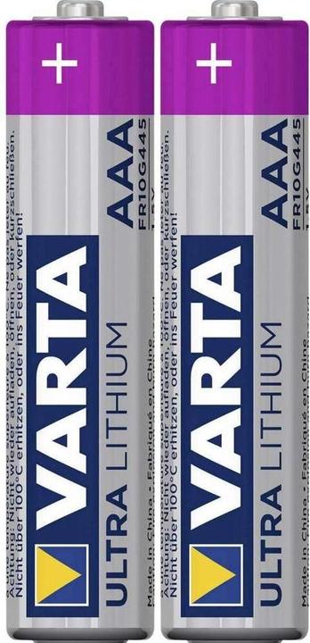 Produktbild Varta ULTRA Lithium (2 Stk., AAA / LR03 / Micro / R03 / AM4 / MN2400 / KR03, 1100 mAh)