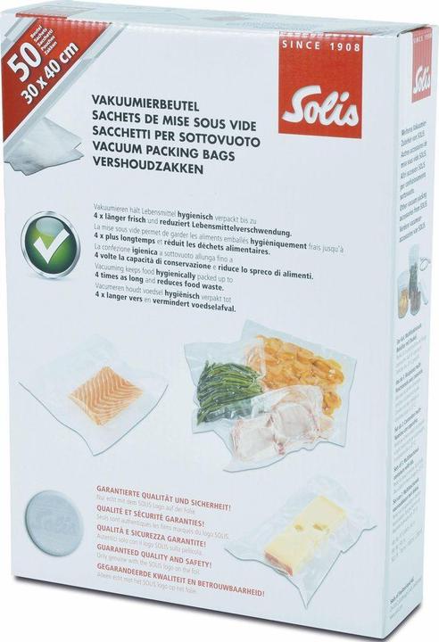 Produktbild Solis Vakuumierbeutel 20 x 30 cm (50x) (50 x)