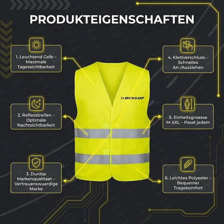 Produktbild Dunlop Sicherheitsweste (One Size)