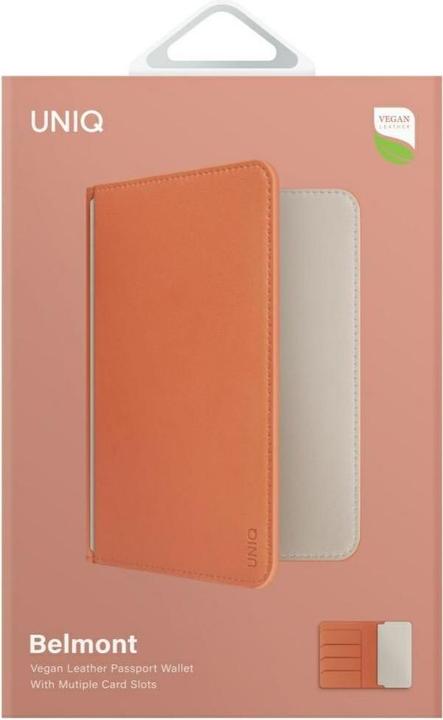 Actual product image Uniq Belmont RFID Blocking Passport Case - Ivory