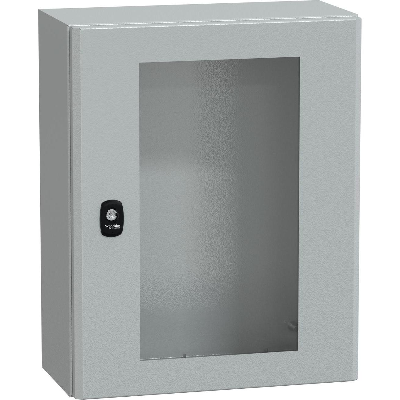 Thumbnail - Schneider Electric Wandschrank Tür tr, Elektronikzubehör + Gehäuse, Grau