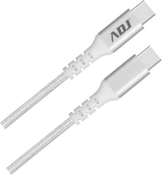 Produktbild ADJ CAVO USB-C 2.0 1.5MT FOR APPLE WH ALUMINIUM SHELL+NYLON 480MBPS SPEED (1.50 m, USB 2.0)