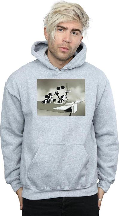 Immagine prodotto Disney Mickey Mouse Crazy Pilot Felpa con Cappuccio Uomo (M)