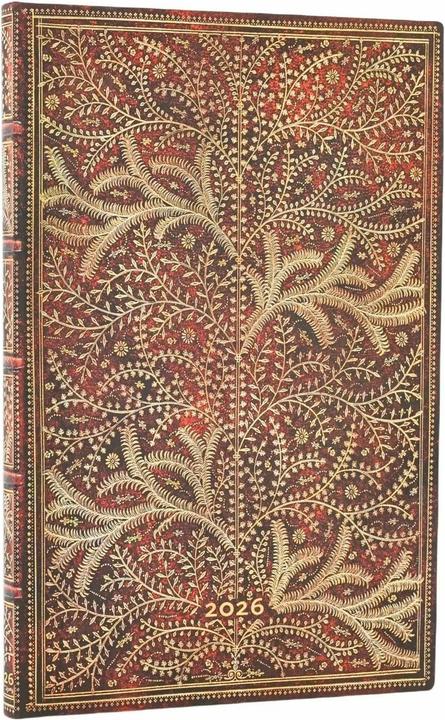 Paperblanks PAPERBLAN Agenda Wildwood 2026 FD0690-0 1W/2S HOR Maxi SC DE 13.5x21cm (1 week / 2 pages)