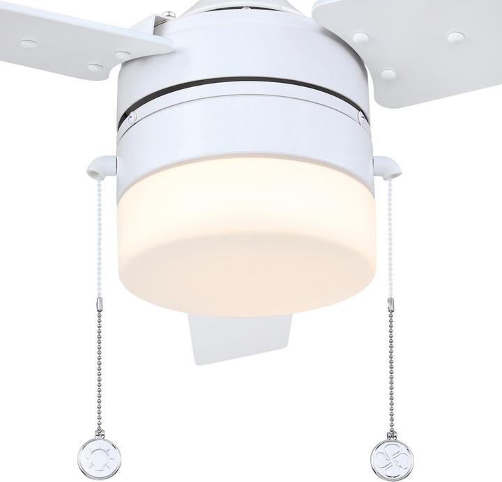 Produktbild Westinghouse Outdoor Deckenventilator Riverton Weiss mit Licht (54 dB)