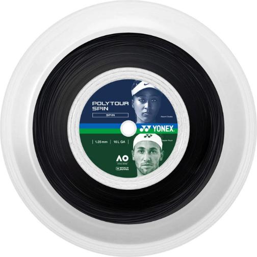 Immagine prodotto Yonex POLY TOUR SPIN BLACK 200 m