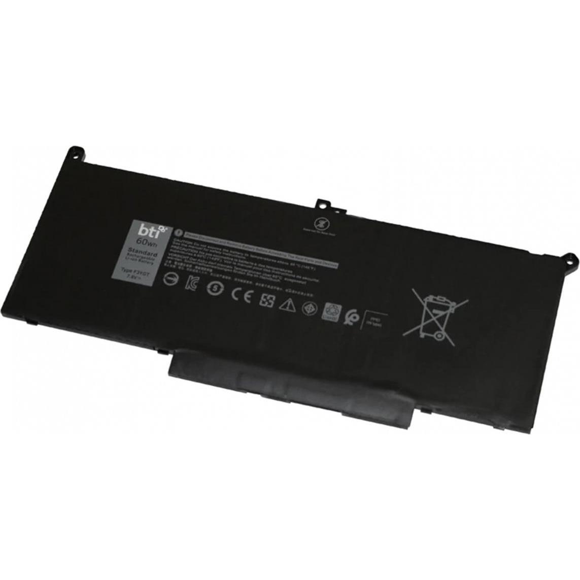 Origin Storage F3YGT-BTI (4 Zellen, 7894 mAh), Notebook Akku, Schwarz