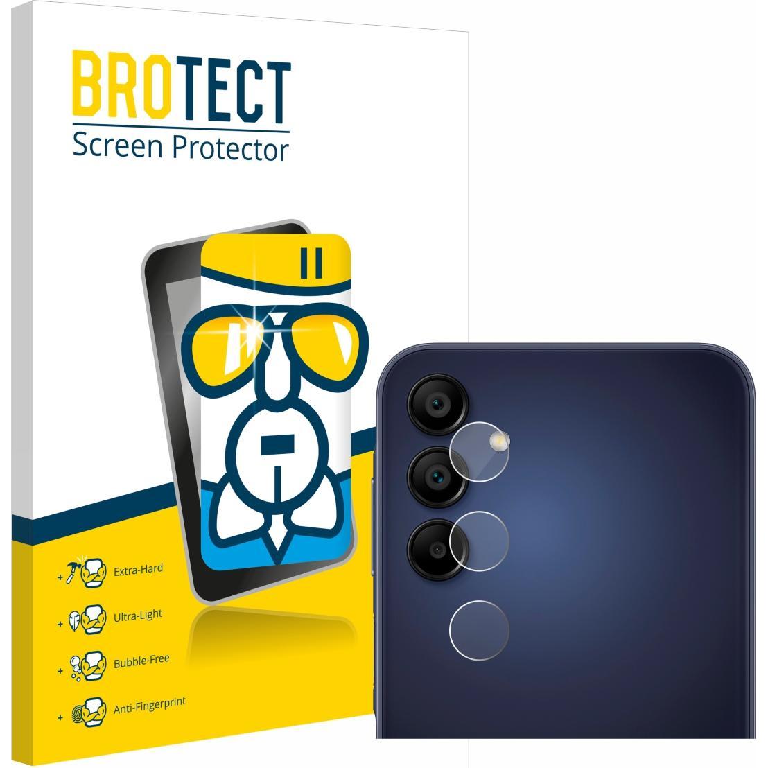 BROTECT AirGlass Panzerglasfolie (1 Stück, Samsung Galaxy A15), Smartphone Schutzfolie, Transparent