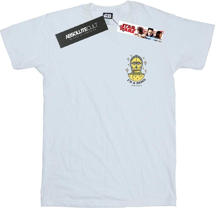 Produktbild Star Wars C3PO I'm A Rebel Chest Print TShirt (M)