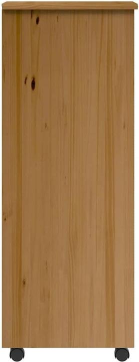 Produktbild VidaXL Rollschrank mit Schubladen MOSS Honigbraun Massivholz Kiefer