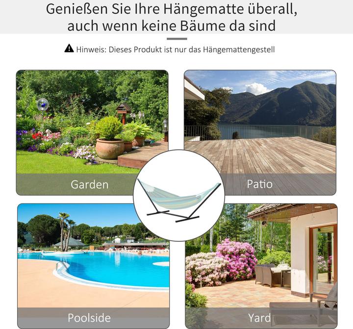 Produktbild Outsunny Hängemattengestell (150 kg)
