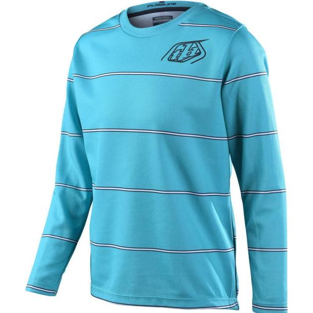 Troy Lee Designs, Jungen, Velotrikot, Flowline (S), Blau, S