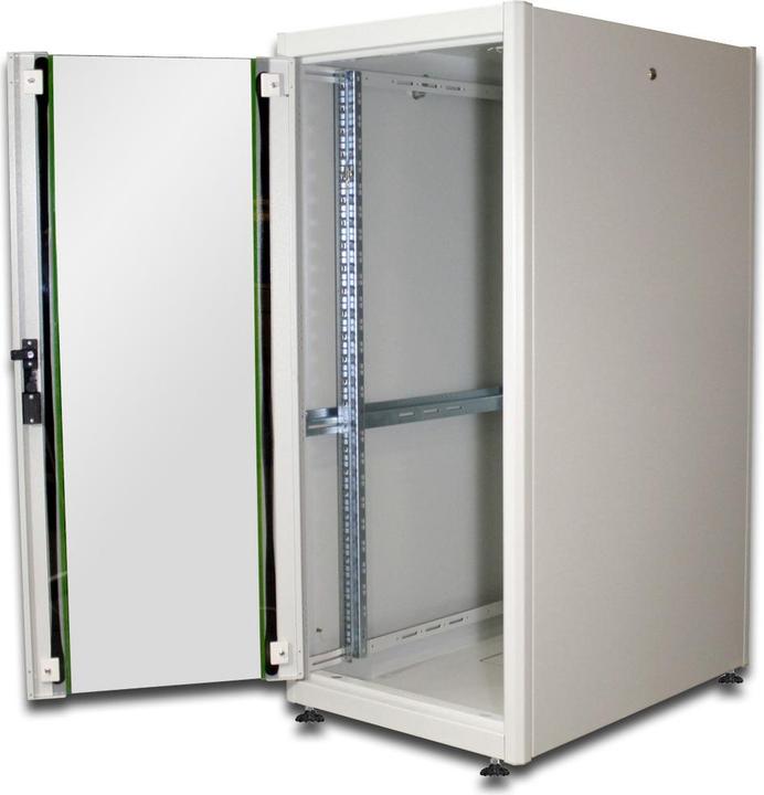 Produktbild Assmann DIGITUS Netzwerkschrank 48,3cm 19Zoll 32HE grau 1560x600x800mm Sicherheitsglas Tuer inkl. 28xMont... (32 HE, 19 Zoll Rack)