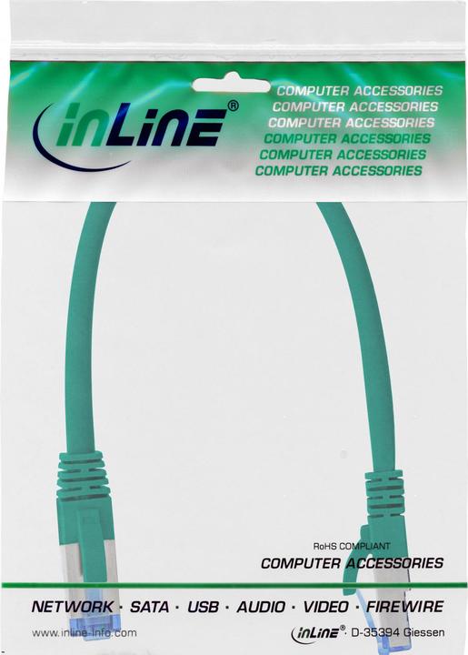 Immagine prodotto InLine Cavo patch (S/FTP, CAT6a, 0.25 m)