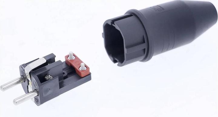 Actual product image As - Schwabe Solid rubber plug (CEE 7/7)