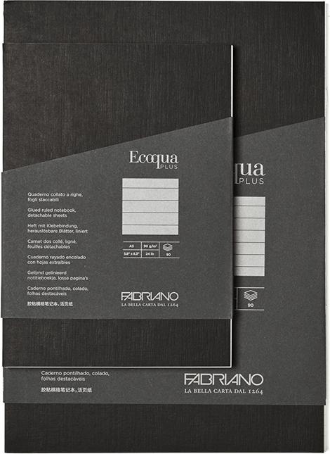Immagine prodotto Fabriano Taccuino EcoQua in tessuto foderato Vino (A4, Righe, Copertina rigida)