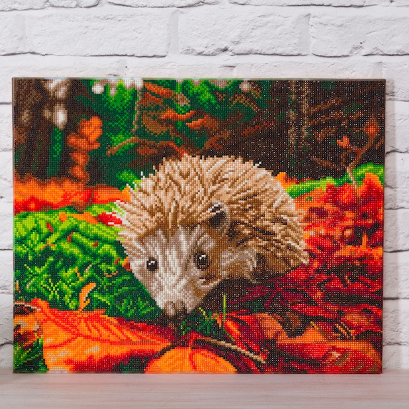 Produktbild Craft Buddy Hedgehog, 40x50cm Crystal Art Kit