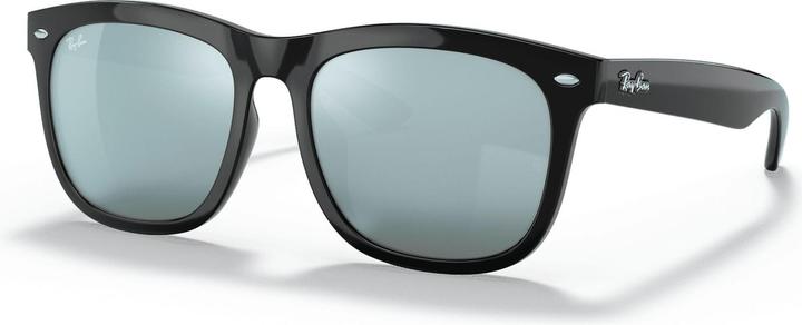 Schwarz, Silber verspiegelt