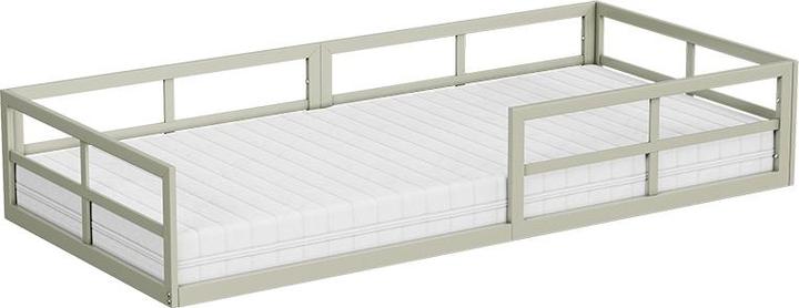VitaliSpa Kinderbett Minno, Greige, 90x200 mit Matratze (90 x 200 cm)