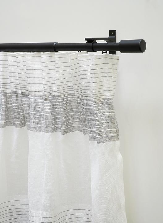 Actual product image Gardinia GRS scarf with Zen Silence curtain tape (135 x 245 cm)