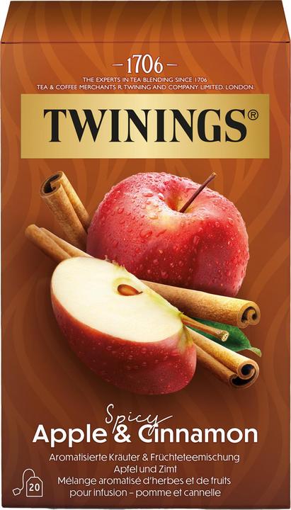 Actual product image Twinings Tea Bag Apple & Cinnamon 20 pieces (68 g)