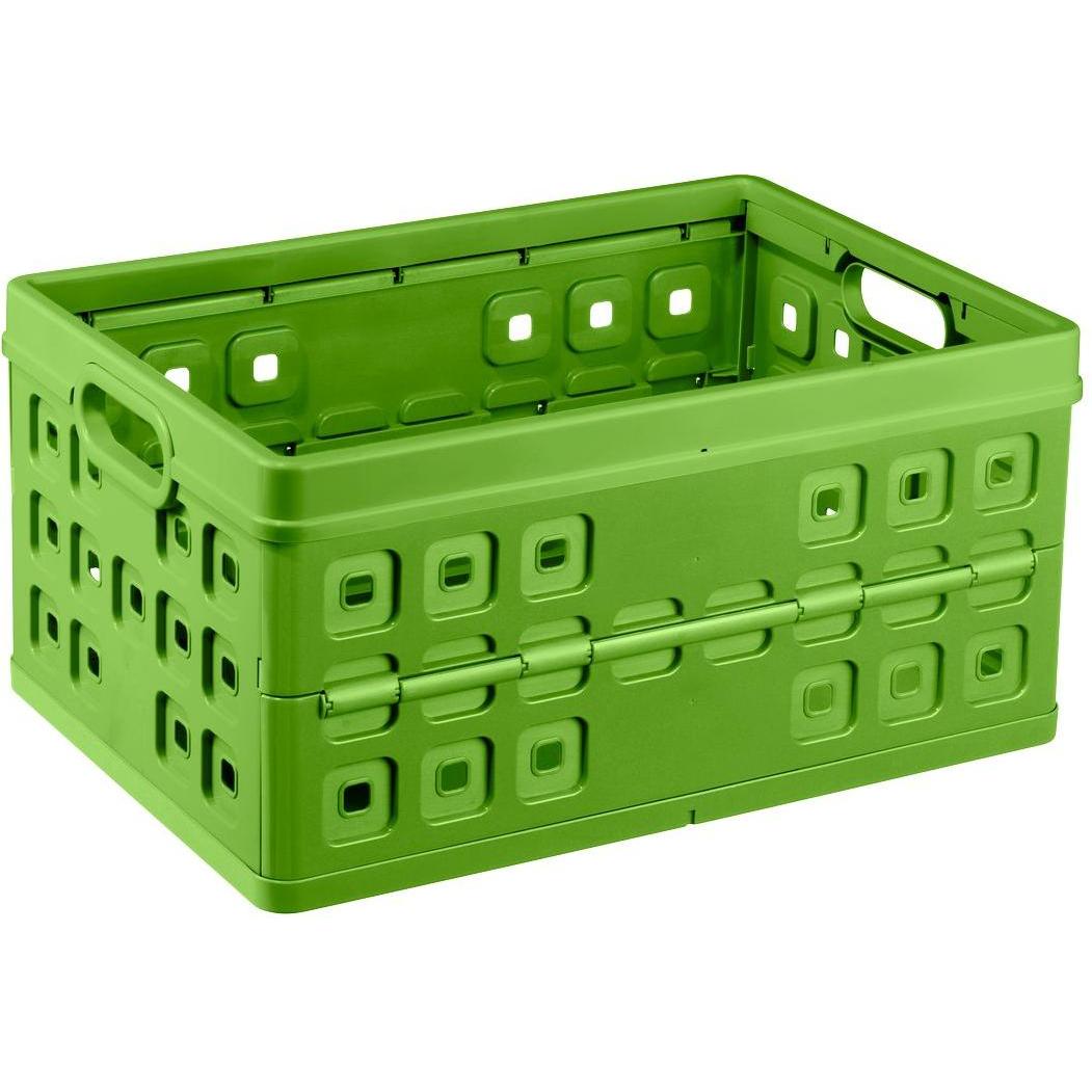2x Sunware, Aufbewahrungsbox, Square Klappbox, Inhalt 32 oder 46 Liter, 30 kg Tragkraft, für Lebensmittel (46 l)