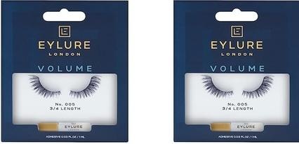 Actual product image Eylure VOLUME pestaña 3/4 #005 (Artificial eyelashes)