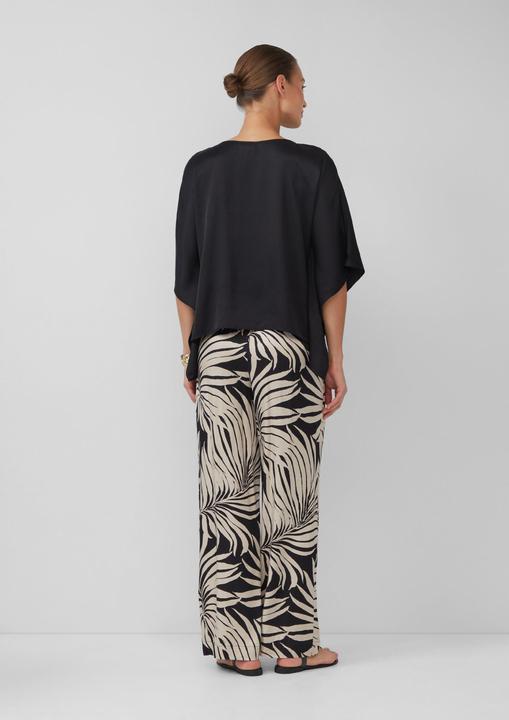 Immagine prodotto s.Oliver Bluse Fliessende Poncho-Bluse aus Satin (S)