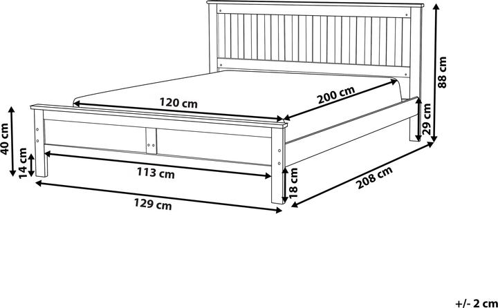 Actual product image Beliani Mayenne (120 x 200 cm)