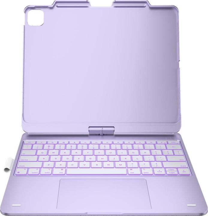 Actual product image Typecase Flexbook Touch Case with Keyboard for iPad Air 13" M2 2024 / M3 2025 / M4 2026 light purpl (Eng. Int., Apple iPad Air 13 2024, Apple iPad Air 13 2025, Apple iPad Air 13 2026)