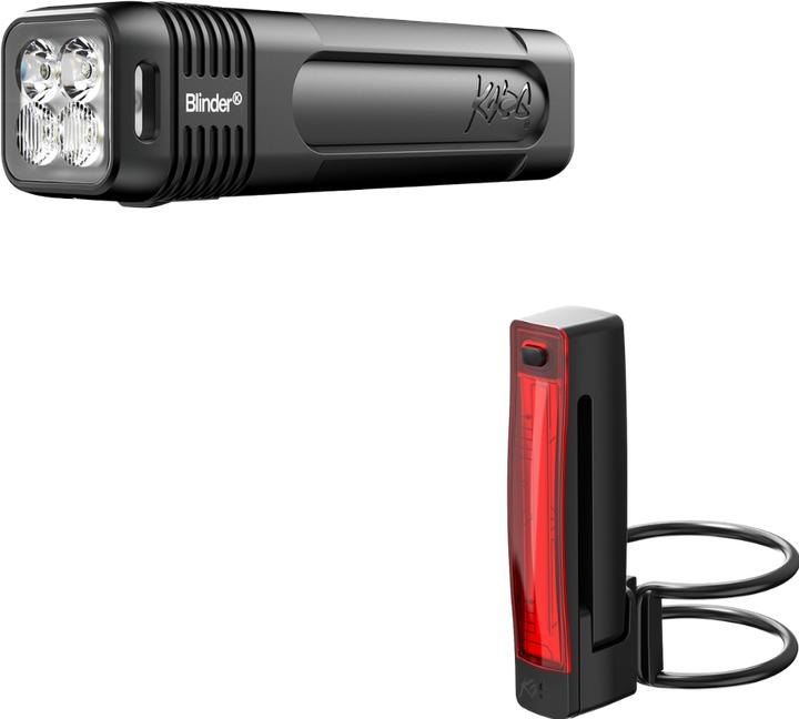 Productafbeelding knog. Blinder 700 + Plus Rear Twinpack, black (700 Lumen/20 Lumen) (700 lm)
