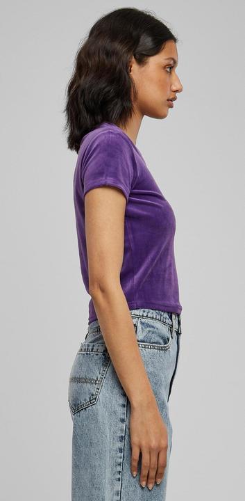 Produktbild Urban Classics Ladies Short Velvet Tee (M)