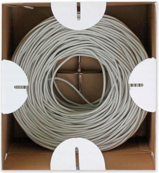 Produktbild Techly ITP-C6F-FL Netzwerkkabel Grau 305 m Cat6 F/UTP (FTP) (F/UTP, CAT6, 305 m)