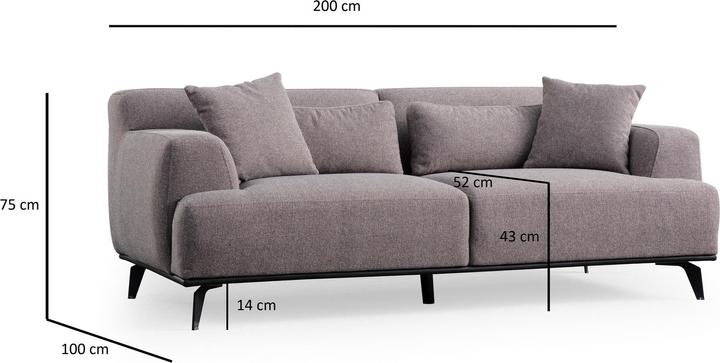 Produktbild Atelier del Sofa Jaguar (2-Sitzer)