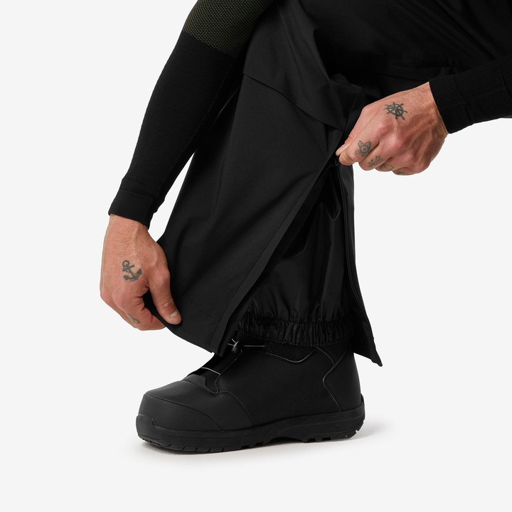 Produktbild Dreamscape Snowboardhose Latzhose Herren wasserdicht - 900 schwarz (M)