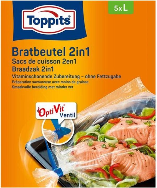 Actual product image Toppits Frying bag 2in1 (5 x)