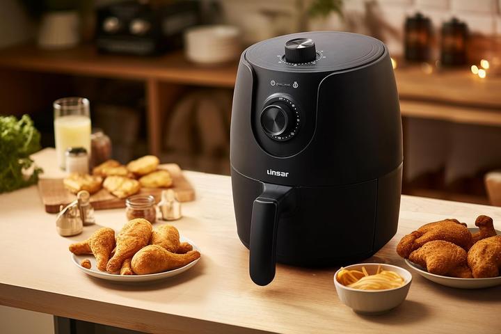 Produktbild Linsar Kompakte Heissluftfritteuse 1,8L mit Timer & Warmhaltefunktion