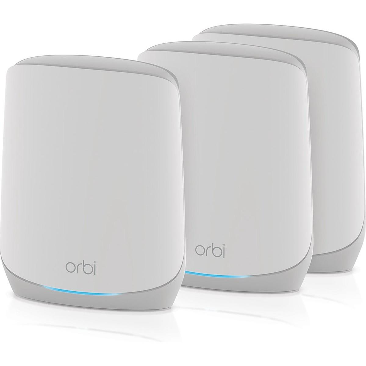 Netgear Orbi RBK763S 3er-Set, Router, Weiss