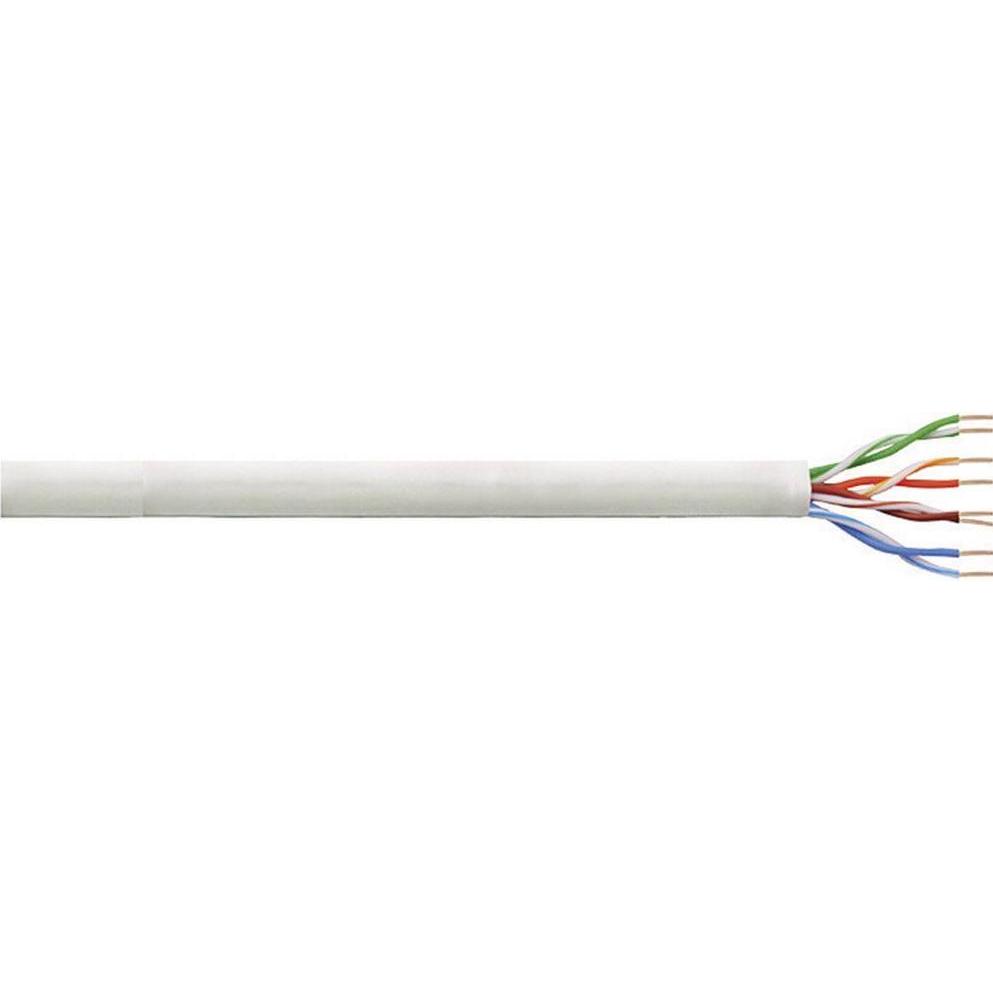 LogiLink Netzwerkkabel (U/UTP, CAT6, 100 m), Netzwerkkabel