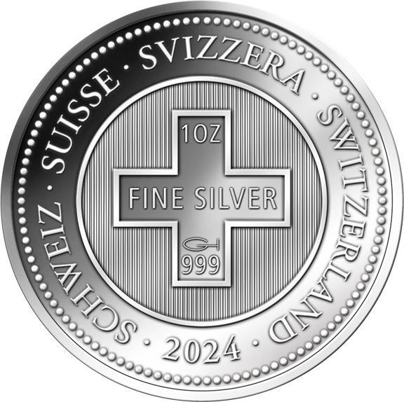 Creativations Silbervreneli Münze Jahrgang 2024