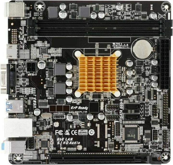 Actual product image Biostar A68N-2100K (AMD SoC, Mini-ITX)