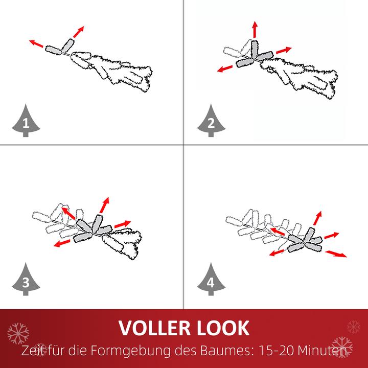 Actual product image Homcom Christmas tree (180 cm)