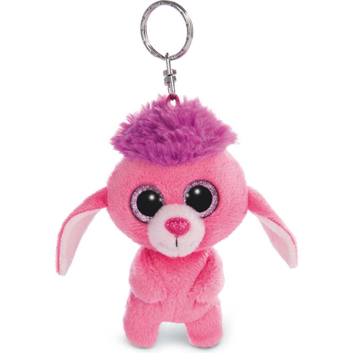 NICI, Unisex, Schlüsselanhänger, Schlenker Pudel Mookie 9cm Schlüsselanhänger, Pink