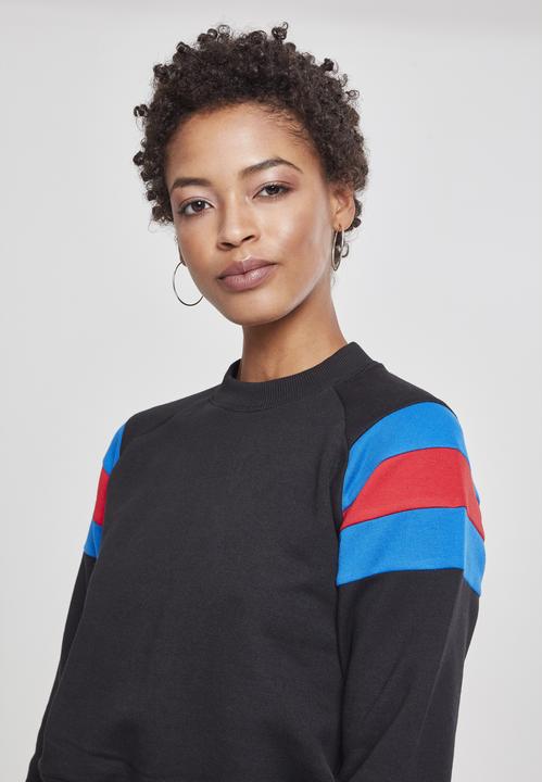 Actual product image Urban Classics Ladies Sleeve Stripe Crew (L)