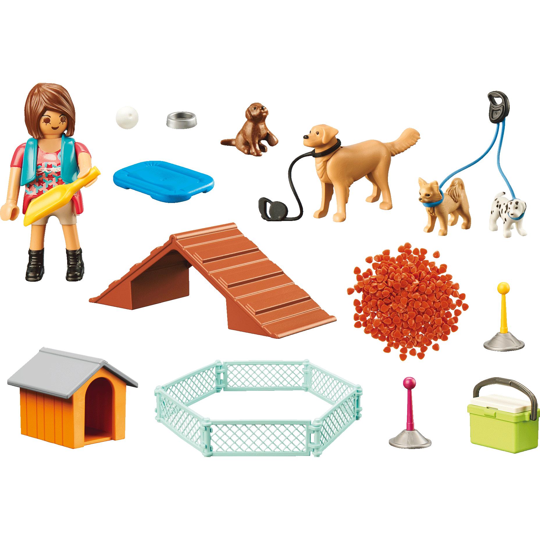 Thumbnail - Playmobil Geschenkset 'Hundetrainerin' (70676, Playmobil City Life)