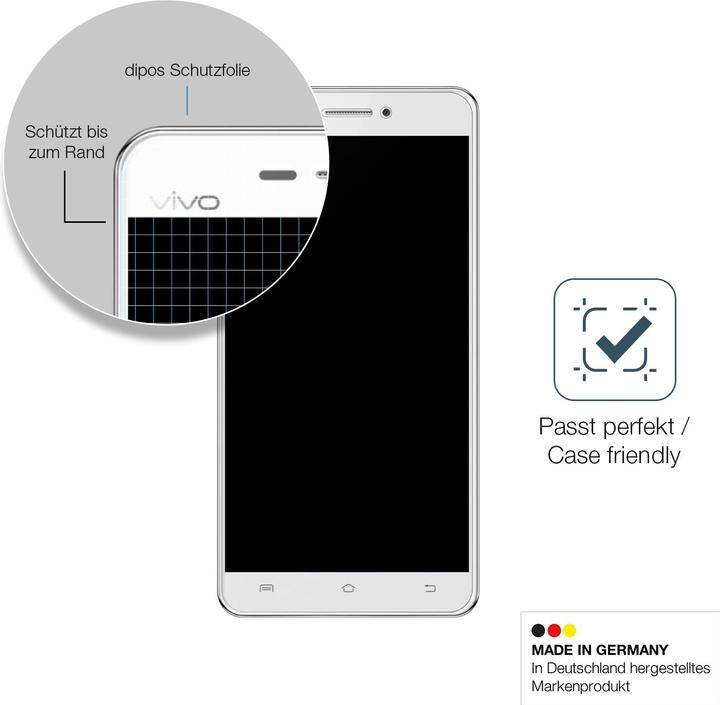 Produktbild Dipos Displayschutz Anti-Shock (2 Stk., Vivo Y3S)