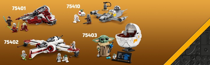 Actual product image LEGO Ahsokas Jedi Interceptor (75401, LEGO Star Wars)