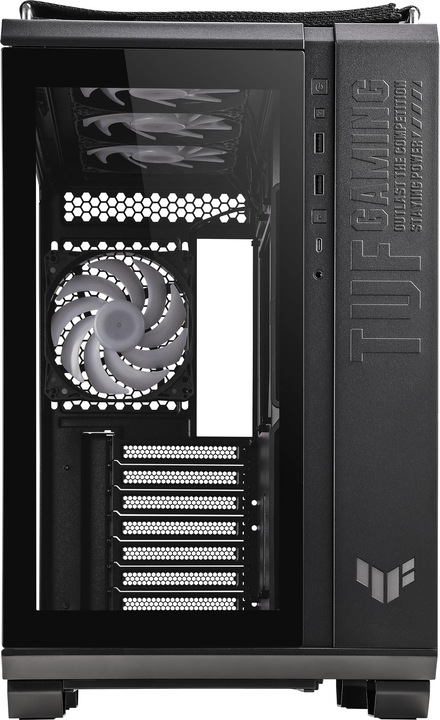 Actual product image ASUS Case TUF GT502 PLUS TG Gaming Black (Mini-ITX, mATX, ATX)