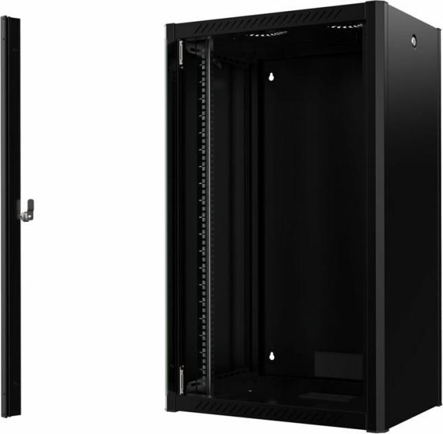 Actual product image Logon RWP20U45BL Wandrek 20U Zwart rack (10.86 RU, 19 inch rack)