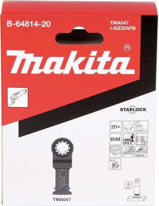 Productafbeelding Makita Invalzaagblad 32mm TMA047 20st
